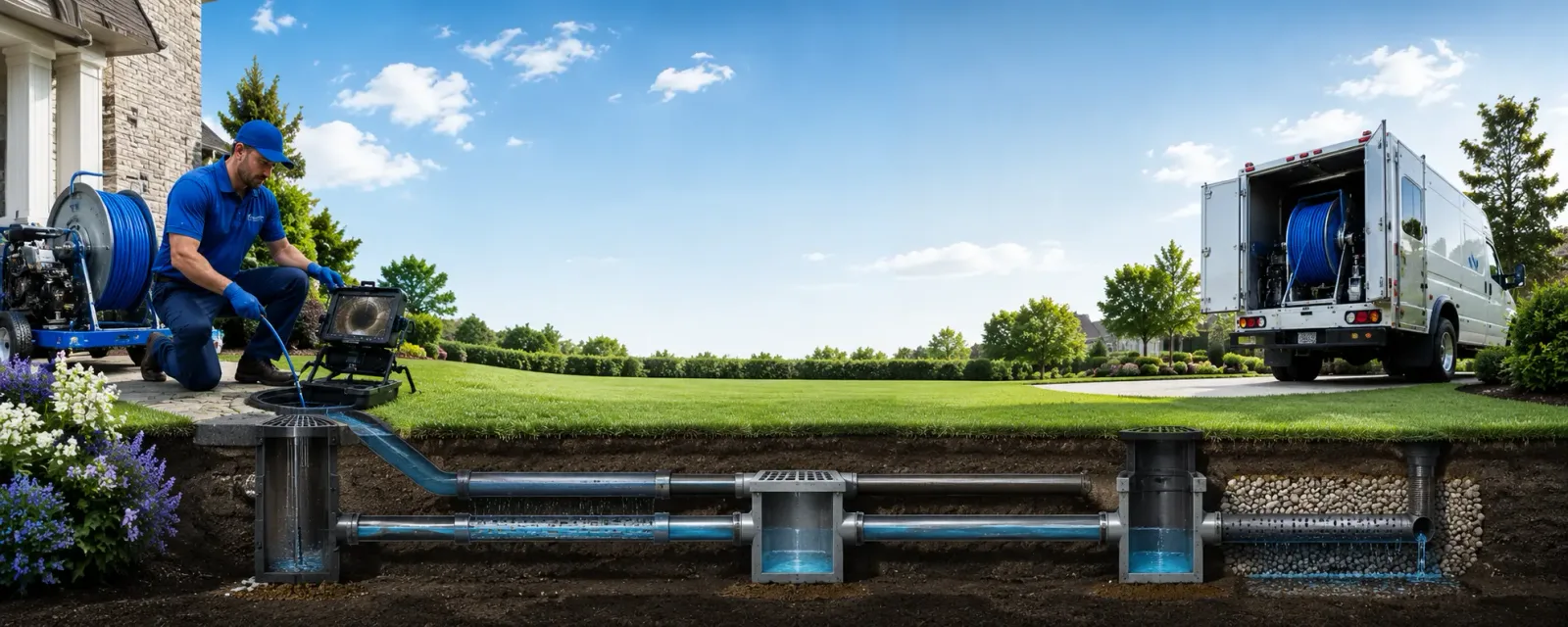 Outdoor drain cleaning information for Ponderosa, NM